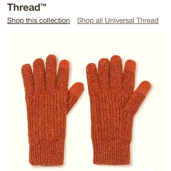 NWT* 2-PIECE SHAKER RIBBED SNOOD & GLOVES SET! - Picture 4 of 9